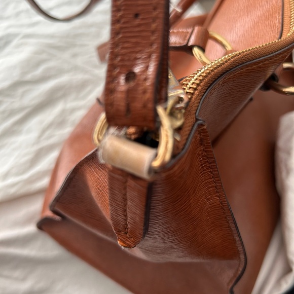 Lauren Ralph Lauren Large zipper Tote, caramel brown - Picture 11 of 16